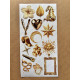 98 Adet Gold Temalı Sticker Seti Ajanda Planner Bullet Journal Sanat Art Altın Etiket Çıkartma 98 Adet Gold Temalı Sticker Seti Ajanda Planner Bullet Journal Sanat Art Altın Etiket Çıkartma