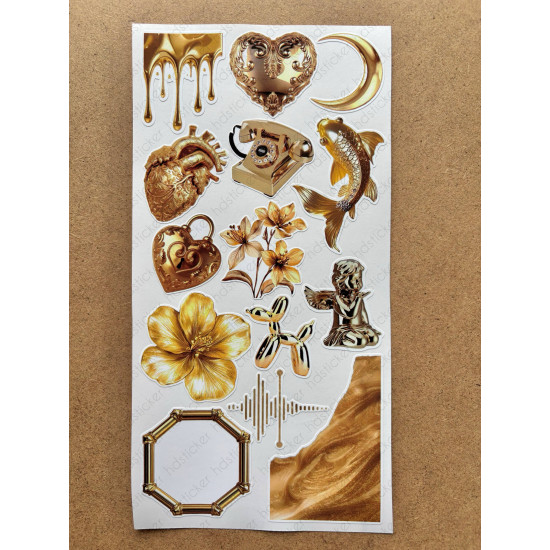 98 Adet Gold Temalı Sticker Seti Ajanda Planner Bullet Journal Sanat Art Altın Etiket Çıkartma 98 Adet Gold Temalı Sticker Seti Ajanda Planner Bullet Journal Sanat Art Altın Etiket Çıkartma