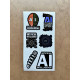 AI Yapay Zeka Software Temalı Laptop Notebook Tablet Etiket Sticker Set P1 AI Yapay Zeka Software Temalı Laptop Notebook Tablet Etiket Sticker Set P1