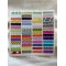 Bant Sticker - Desenli Renk Temalı Washi Tape Bant Scrapbook Notebook Washi Bant Seti 55 Adet P1