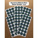 Bayramınız Mübarek Olsun Sticker 126 Adet 3 Cm Kargo Ambala Etiketi Hediyelik Paketleme Süsleme