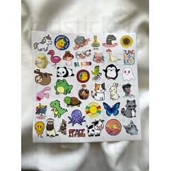 Bullet Journal - Ajanda - Planner - Laptop Sticker Seti Mini 40 Adet P1