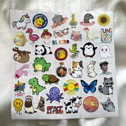 Bullet Journal - Ajanda - Planner - Laptop Sticker Seti Mini 40 Adet P1
