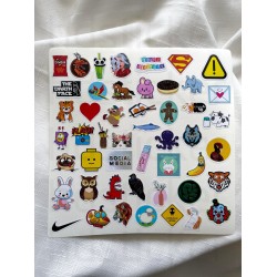 Bullet Journal - Ajanda - Planner - Laptop Sticker Seti Mini 49 Adet P3