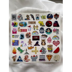 Bullet Journal - Ajanda - Planner - Laptop Sticker Seti Mini 50 Adet P9