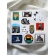 Cat Kedi Temalı Laptop Notebook Tablet Etiket Sticker Set P1