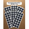 Hayırlı Ramazanlar Sticker 126 Adet 3 Cm İşletme Kargo Ambalaj Etiketi Hediyelik Paketleme Ramazan