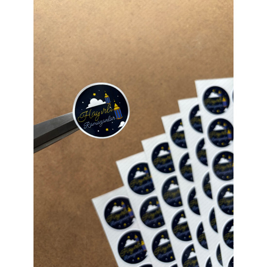 Hayırlı Ramazanlar Sticker 126 Adet 3 Cm İşletme Kargo Ambalaj Etiketi Hediyelik Paketleme Ramazan Hayırlı Ramazanlar Sticker 126 Adet 3 Cm İşletme Kargo Ambalaj Etiketi Hediyelik Paketleme Ramazan