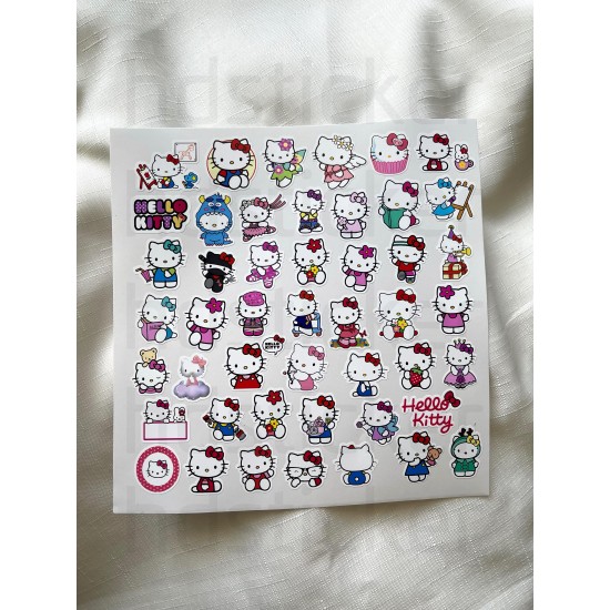 Hello Kitty Bullet Journal - Ajanda - Planner - Laptop Sticker Seti Mini 47 Adet
