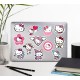 Hello Kitty Temalı Laptop Notebook Ajanda Planner Kırtasiye Tablet Kuromi Etiket Sticker P2