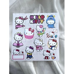 Hello Kitty Çizgi Film Laptop Notebook Tablet Sticker P4