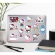 Hello Kitty Temalı Laptop Notebook Ajanda Planner Kırtasiye Tablet Kuromi Etiket Sticker P4