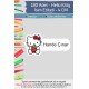 Hello Kitty İsme Özel Okul Etiketi Kalem Defter Etiketi İsim Yazılabilen Sticker Etiket 180 Adet P4