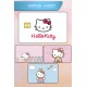 Hello Kitty Temalı Kart Kaplama Sticker Kart Etiketi Paket 6 (4 Adet)