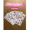 Hello Kitty ve Arkadaşları Bullet Journal - Ajanda - Planner - Laptop Sticker Seti Mini 130 Adet
