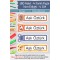 İsme Özel Okul Etiketi Kalem Defter Etiketi Özel İsim Yazılabilen Sticker Etiket 180 Adet P15