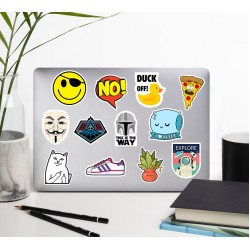 Karışık Vsco Chill Good Vibes Cute Motivasyon Laptop Notebook Tablet Etiket Sticker Seti P4