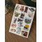 Kedi Premium 3D Görünümlü Göz Alıcı Parlak Kabartmalı Sticker Seti - Telefon Kılıfı Süsü, Etiket P2
