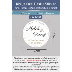 Kişiye Özel Kına Nişan Söz Nikah Düğün Sünnet Bride Bebek Firma Etiket Sticker Hediye Çikolata 38