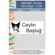 Kuromi İsme Özel Okul Etiketi Kalem Defter Etiketi İsim Yazılabilen Sticker Etiket 180 Adet