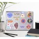 Vsco Mor Temalı Motivasyon Ajanda Çıkartma Laptop Valiz Tablet Notebook Cute Etiket Sticker Seti P1