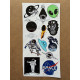93 Adet Nasa Uzay Astronot Gezegen Roket Laptop Telefon Tablet Ajanda Bullet Journal Sticker Seti 93 Adet Nasa Uzay Astronot Gezegen Roket Laptop Telefon Tablet Ajanda Bullet Journal Sticker Seti