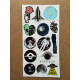 93 Adet Nasa Uzay Astronot Gezegen Roket Laptop Telefon Tablet Ajanda Bullet Journal Sticker Seti 93 Adet Nasa Uzay Astronot Gezegen Roket Laptop Telefon Tablet Ajanda Bullet Journal Sticker Seti