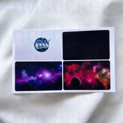 Nasa Uzay Temalı Kart Kaplama Sticker Kart Etiketi Paket 2 (4 Adet)