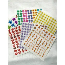 Öğretmen Öğrenci Ödev Kontrol Bravo Ödül Aferin Emoji Yıldız Kalp Etiket Sticker Seti 500 Adet P4