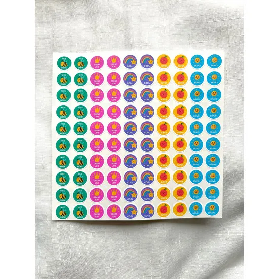 Öğretmen Öğrenci Ödev Kontrol Bravo Ödül Aferin Emoji Yıldız Kalp Etiket Sticker Seti 500 Adet P4 Öğretmen Öğrenci Ödev Kontrol Bravo Ödül Aferin Emoji Yıldız Kalp Etiket Sticker Seti 500 Adet P4