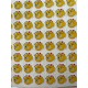 Öğretmenler İçin Uygun Aferin Yazılı Emoji Yıldız Etiket Sticker Seti 100 Adet 2 Cm P1