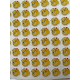 Öğretmenler İçin Uygun Aferin Yazılı Emoji Yıldız Etiket Sticker Seti 100 Adet 2 Cm P1