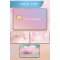 Pink Pembe Temalı Kart Kaplama Sticker Kart Etiketi Paket 2 (4 Adet)