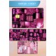 Pink Temalı Kart Kaplama Sticker Kart Etiketi Paket 1 (4 Adet)