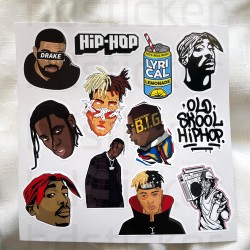 Rap - Hip Hop Laptop Notebook Tablet Sticker P1