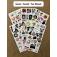 Sanat - Komik - Art - Mental Sticker Seti, Laptop, Notebook, Bullet Journal, Tablet, Defter, Etiket Sanat - Komik - Art - Mental Sticker Seti, Laptop, Notebook, Bullet Journal, Tablet, Defter, Etiket