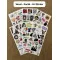 Sanat - Komik - Art - Mental Sticker Seti, Laptop, Notebook, Bullet Journal, Tablet, Defter, Etiket