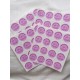 Sevgililer Günü Valentine's Day Paketleme Ambalaj Temalı Sticker Seti Etiket 64 Adet 4 CM Paket 2