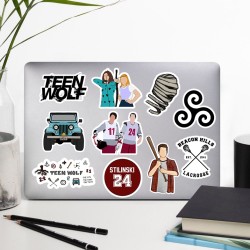 Teen Wolf Film-Dizi Laptop Notebook Tablet Etiket Sticker Set P1