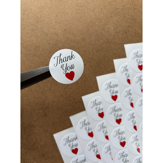 Thank You Sticker 126 Adet 3 Cm Kargo Ambalaj Etiketi Hediyelik Paketleme İşletme Firma Süsü Thank You Sticker 126 Adet 3 Cm Kargo Ambalaj Etiketi Hediyelik Paketleme İşletme Firma Süsü