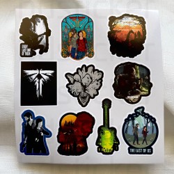 The Last of Us Oyun Laptop Notebook Tablet Etiket Sticker Set P1