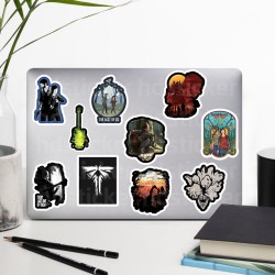The Last of Us Oyun Laptop Notebook Tablet Etiket Sticker Set P1