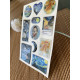 Van Gogh Premium 3D Görünümlü Göz Alıcı Parlak Kabartmalı Sticker Seti - Telefon Kılıfı Süsü, Etiket