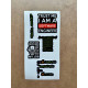 Yazılım & Yazılımcı Software Developer Laptop Notebook Tablet Etiket Sticker Set P41