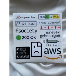 Yazılım & Yazılımcı Software Developer Laptop Notebook Tablet Etiket Sticker P1