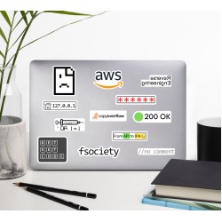 Yazılım & Yazılımcı Laptop Notebook Tablet Sticker P1
