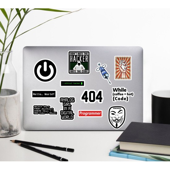 Yazılım & Yazılımcı Laptop Notebook Tablet Sticker P23