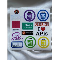 Yazılım & Yazılımcı Laptop Notebook Tablet Sticker P28