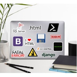 Yazılım & Yazılımcı Laptop Notebook Tablet Sticker P31
