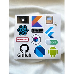 Yazılım & Yazılımcı Software Developer Laptop Notebook Tablet Etiket Sticker P33